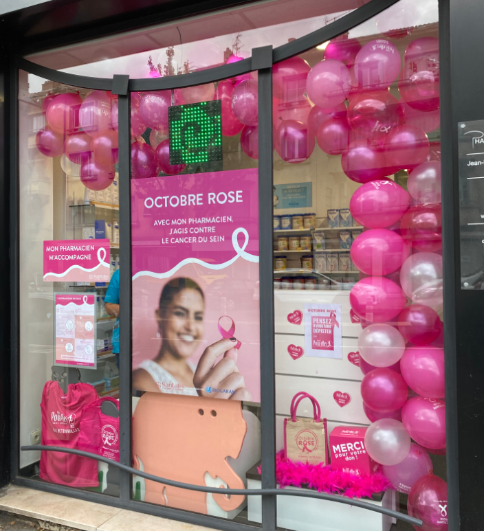 Octobre Rose Pharmacie Victor Hugo Givors